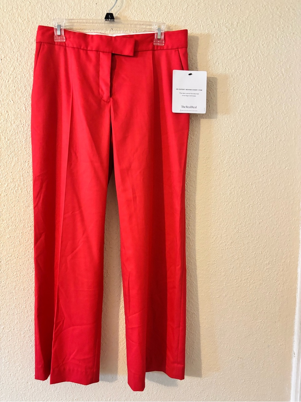 Stella McCartney pants red wool size 42/6